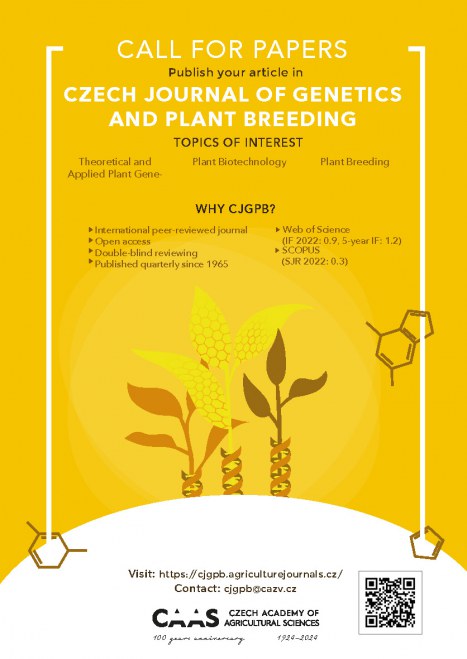 Czech Journal of Genetics and Plant Breeding - Call for Papers