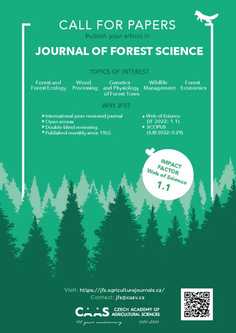 Journal of Forest Science - Call for Papers