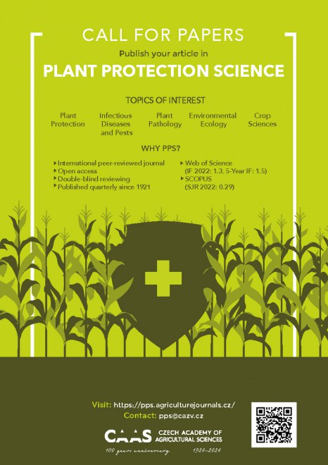 Plant Protection Science - Call for Papers