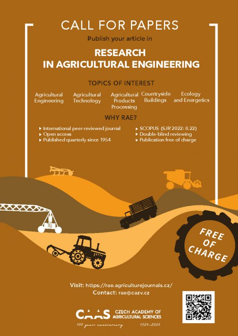 Research in Agriculture Engineering - Call for Papers
